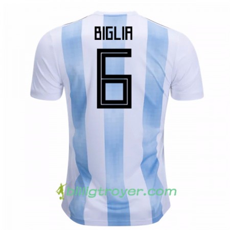 Billige Fotballdrakter Argentina Biglia 6 VM 2018 Hjemmedraktsett